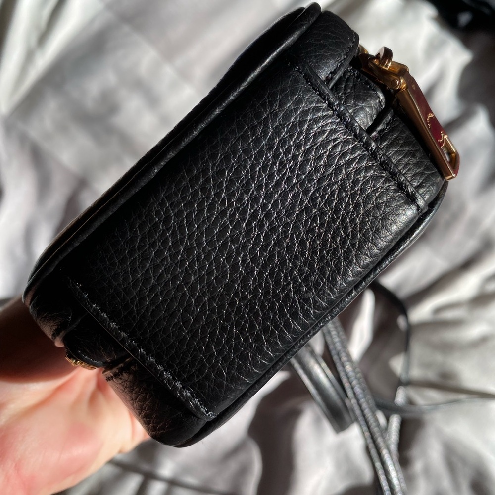 Coach Black Pebbled Leather Mini Bag - Picture 5 of 6